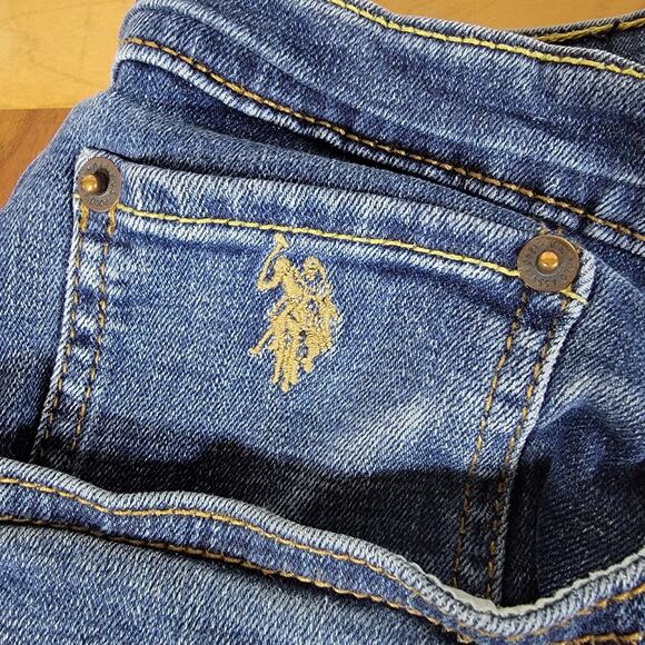 US Polo Assn Jeans Mens 36x30 Blue Denim Straight Leg Classic Fit 98826 - Picture 3 of 9